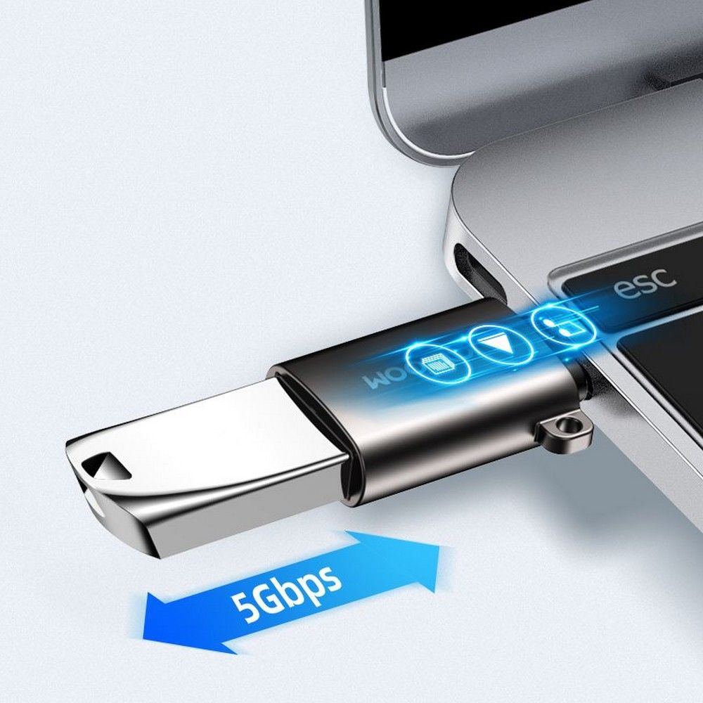 Joyroom S-h151 Adapter Usb Type-c - Usb-a Fekete-4