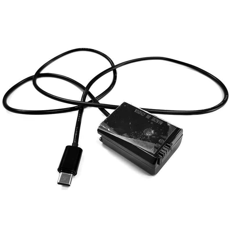 NP-FW50 akkumulátor adapter - NP-FW50 USB C folyamatos töltő akkumulátor (USBC-PW20)-1