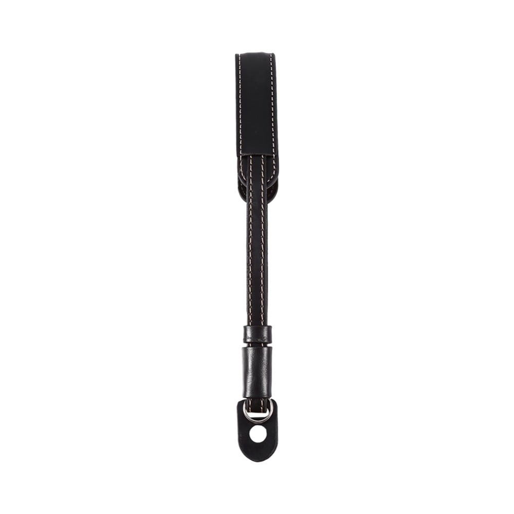 Fényképezőgép csuklópánt PU bőr 19cm univerzális fekete-1