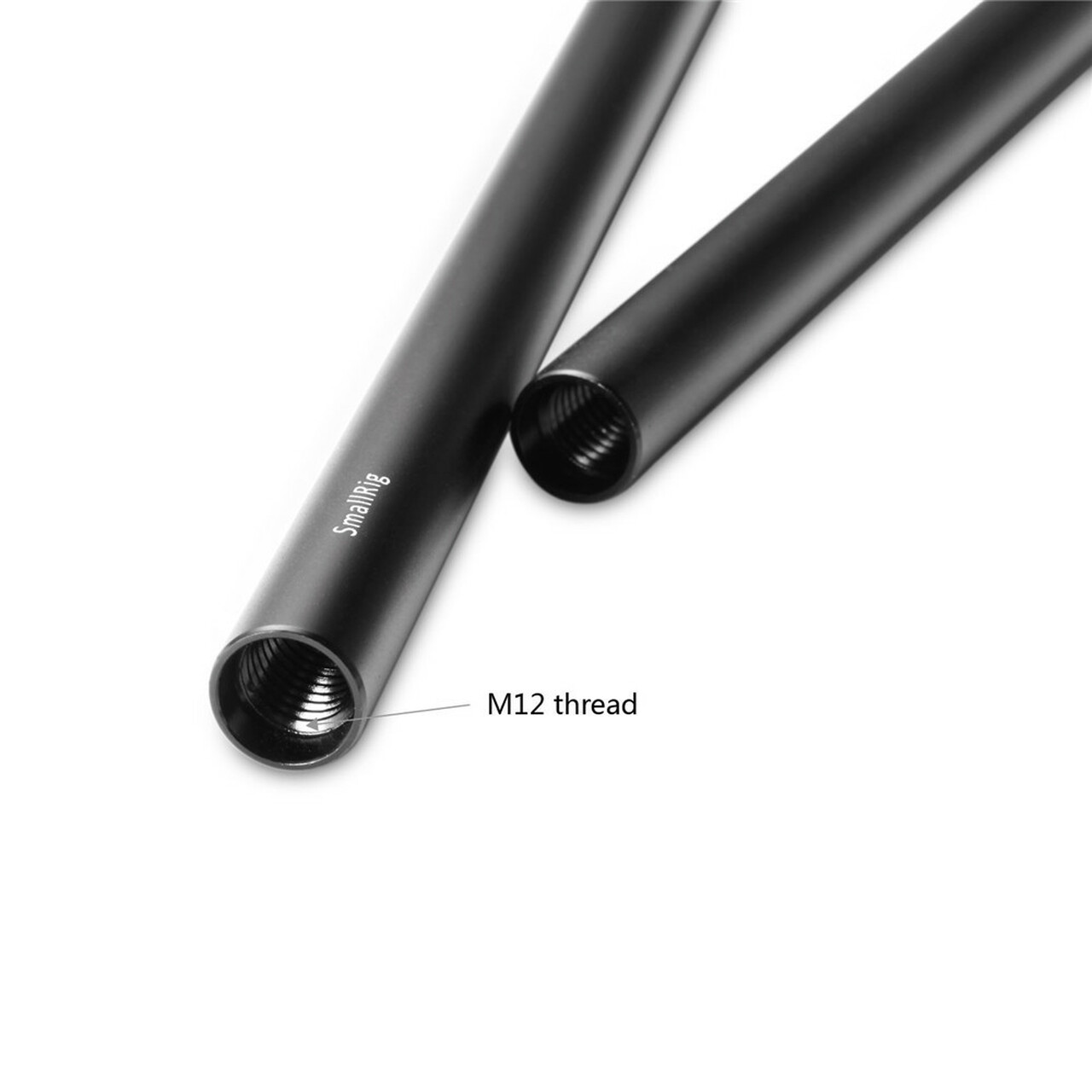 SmallRig 2db 15mm fekete alumínium rúd, rod (M12-30cm) (1053)-4