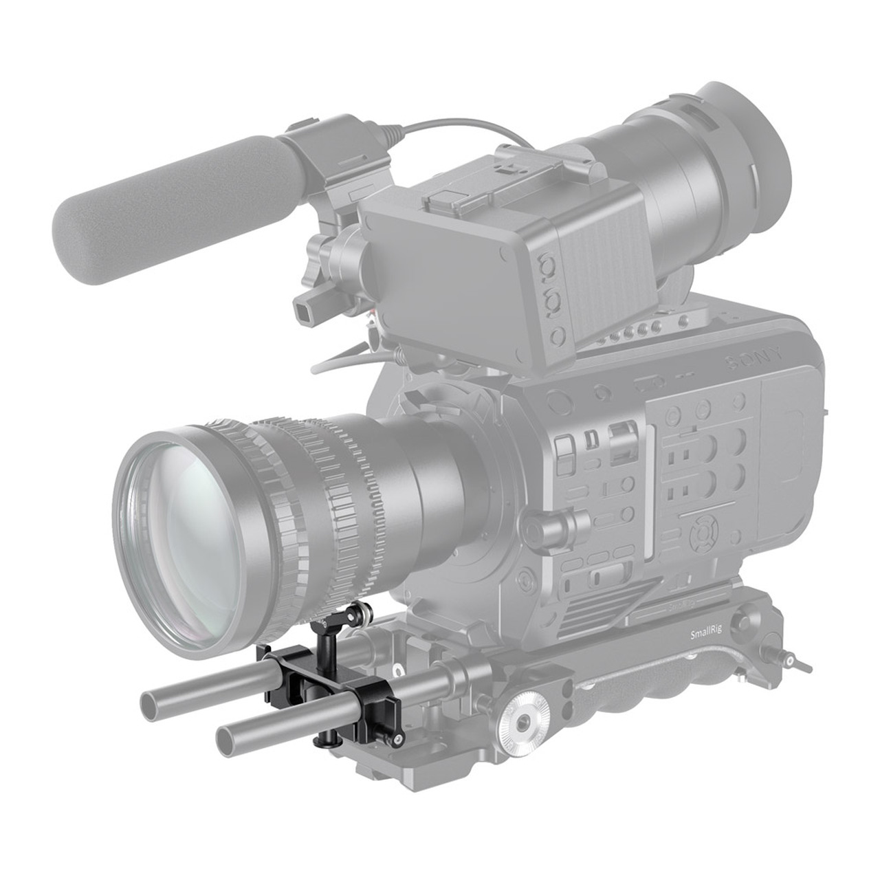 SmallRig univerzális 15mm LWS rúdra szerelhető objektívtámasz, rod mount lens support (2727)-2