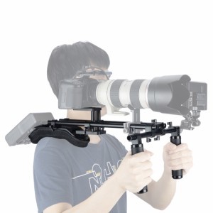 NICEYRIG univerzális DSLR válltámasz dupla markolattal, shoulder rig kit (173)