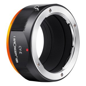 KF Concept CY-E PRO Contax G bajonett adapter - Sony E vázakra (KF06.449)