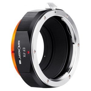 KF Concept EF-FX PRO Canon EF bajonett adapter - Fuji X vázakra (KF06.450)