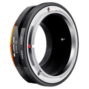 KF Concept FD-M4/3 PRO Canon FD bajonett adapter - Micro 4/3 vázakra (KF06.453)