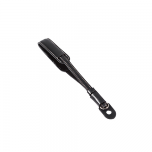 Fényképezőgép csuklópánt PU bőr 19cm univerzális fekete
