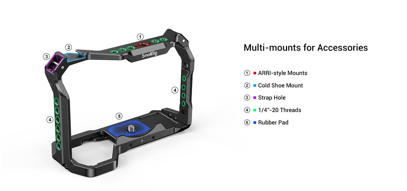 SmallRig Light Cage Sony A7 III A7R III A9 fényképezőhöz (2918)-1