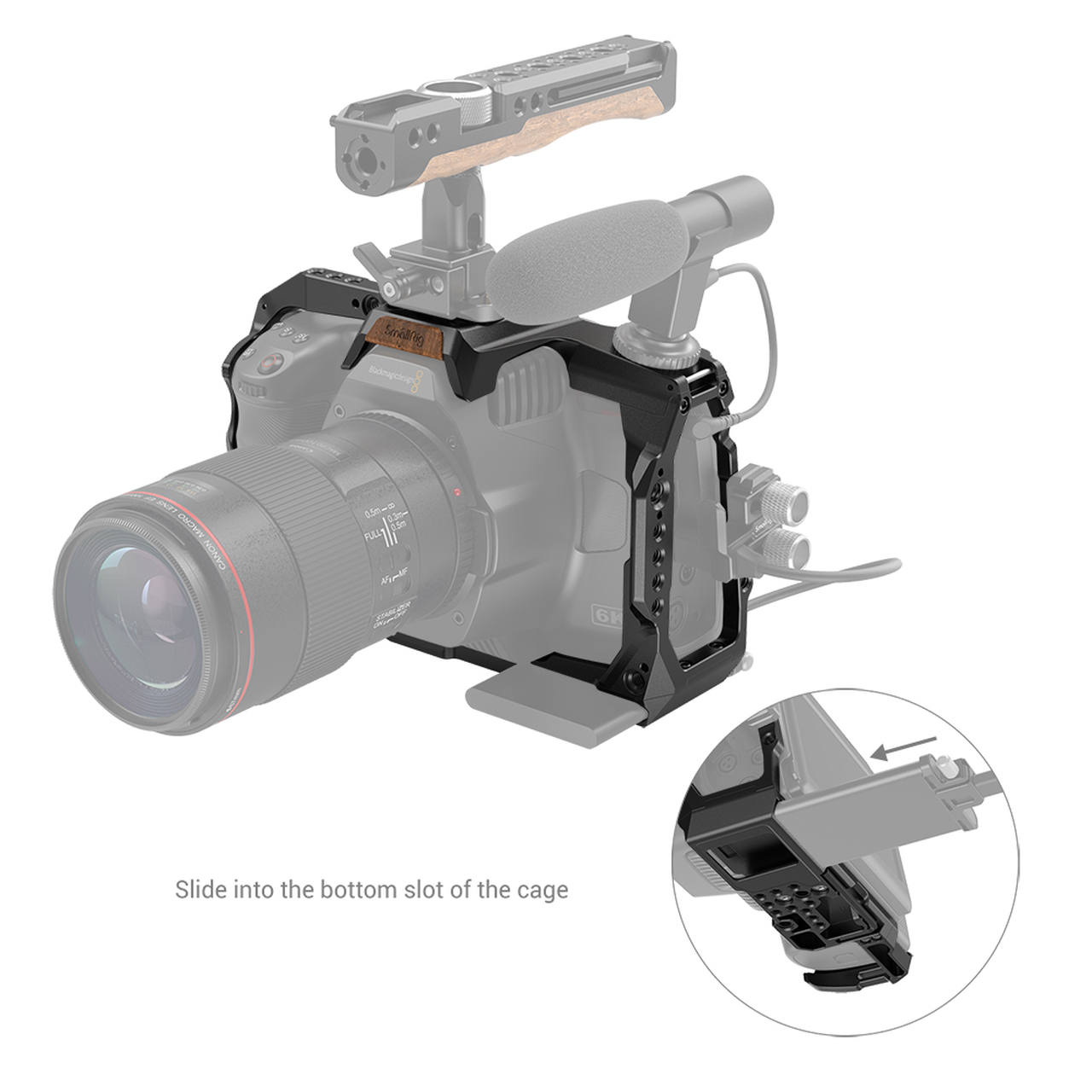 SmallRig Full Cage BMPCC 6K Pro kamerához (3270)-3
