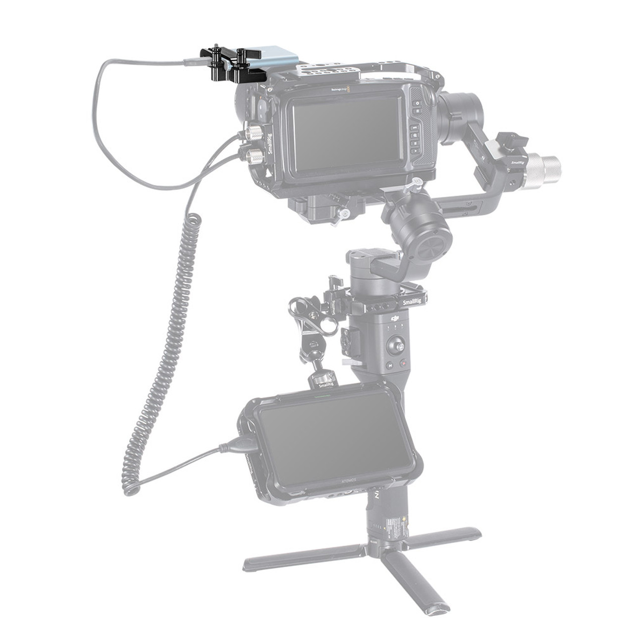 SmallRig tartó Samsung T5 SSD-hez BMPCC 4K/6K és Z CAM kamerákhoz (2245B)-8