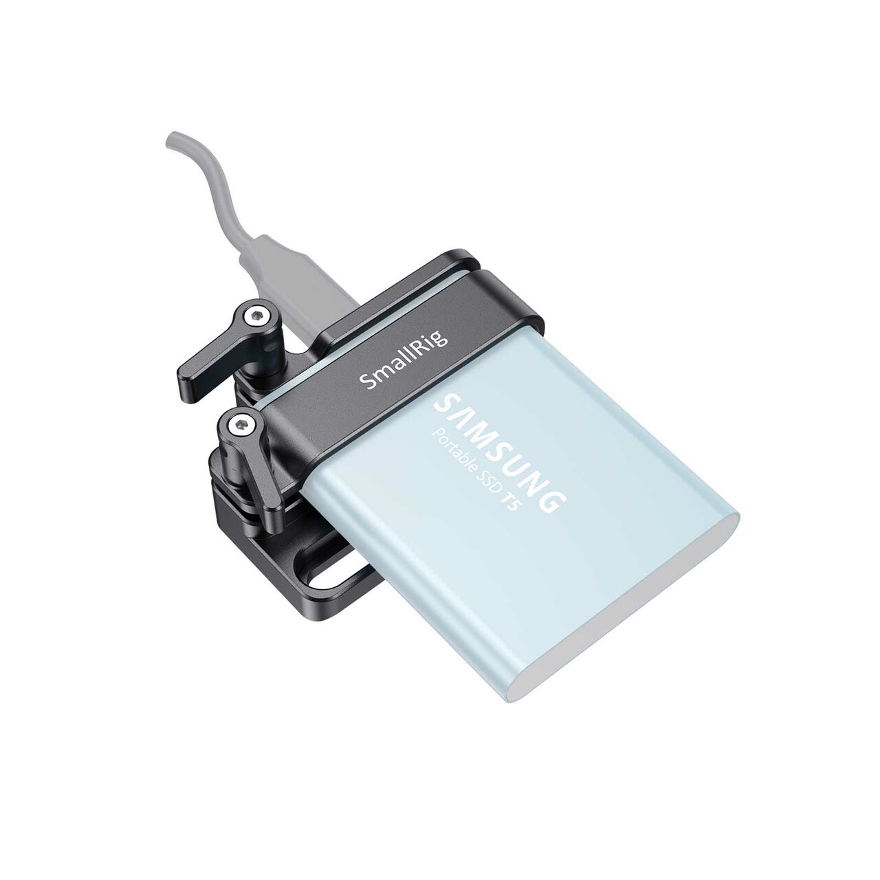 SmallRig tartó Samsung T5 SSD-hez BMPCC 4K/6K és Z CAM kamerákhoz (2245B)-1