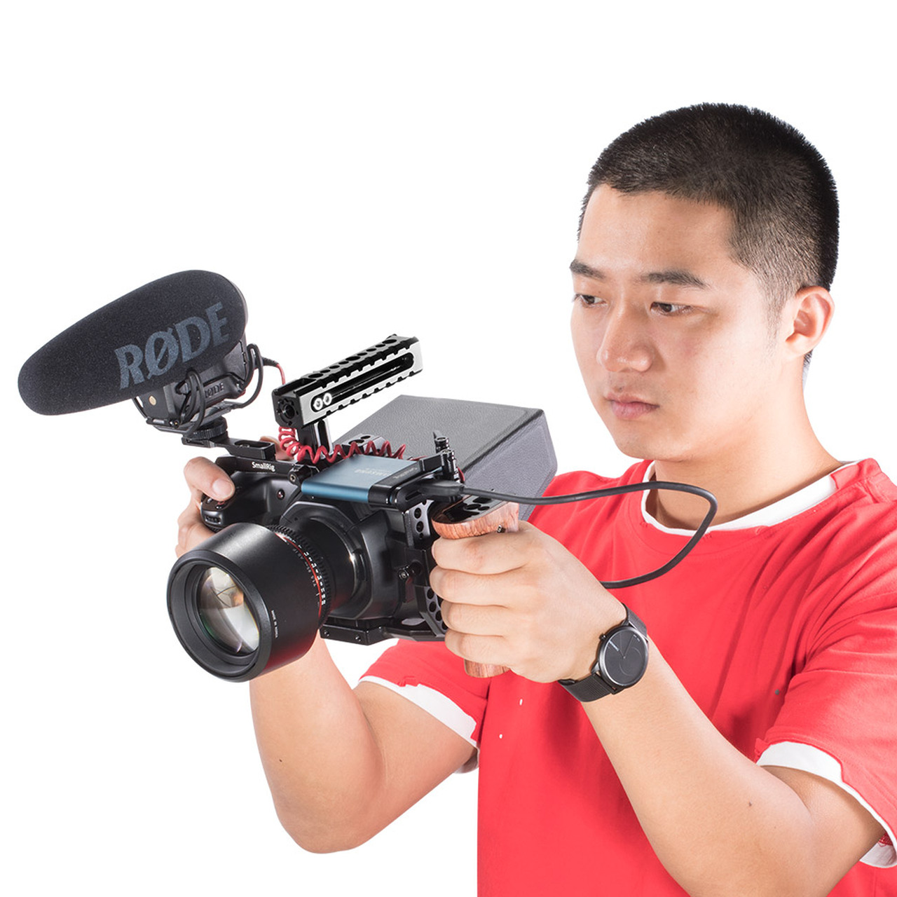 SmallRig tartó Samsung T5 SSD-hez BMPCC 4K/6K és Z CAM kamerákhoz (2245B)-6