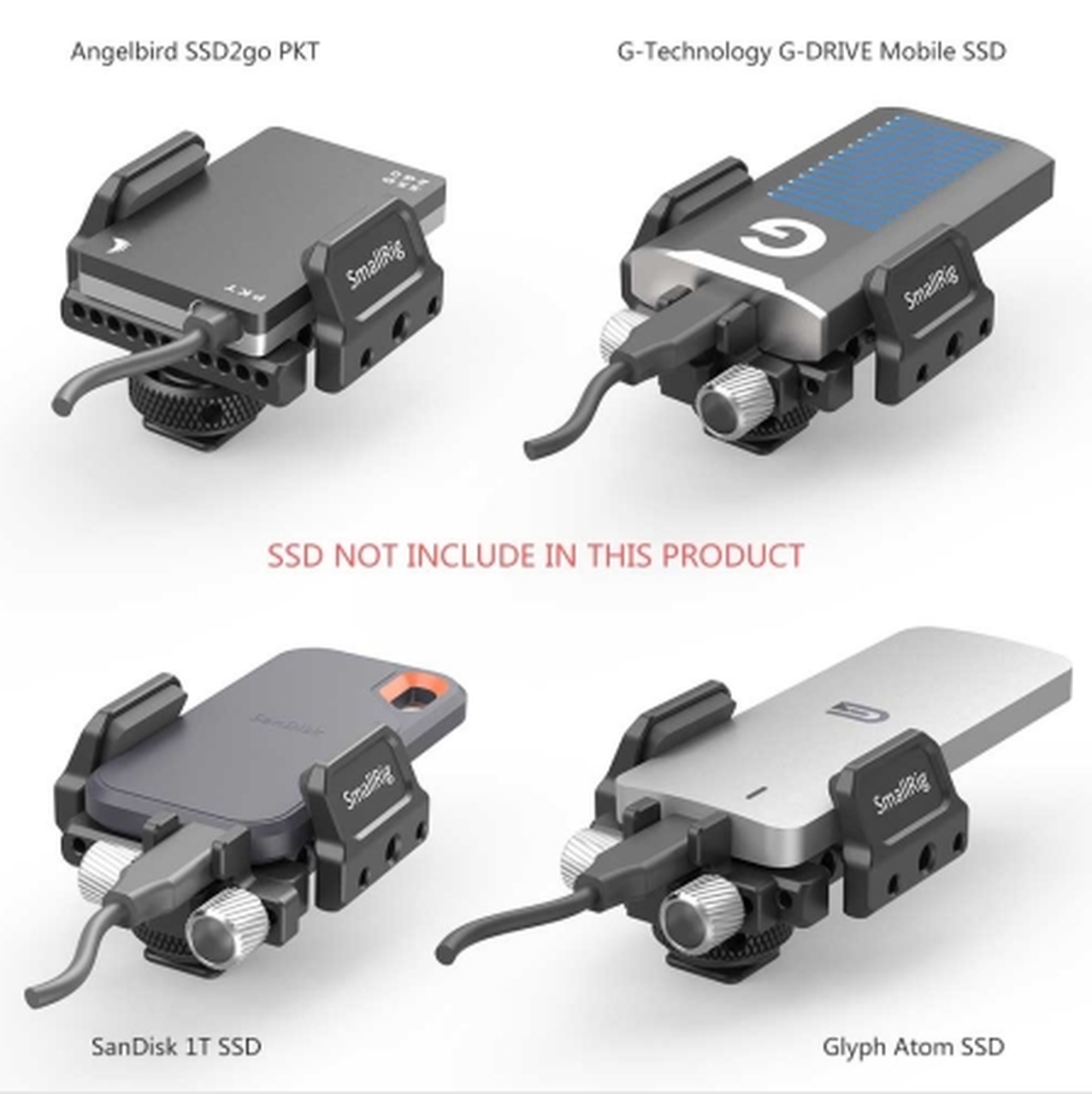 SmallRig univerzális tartó külső SSD-hez (BSH2343)-7