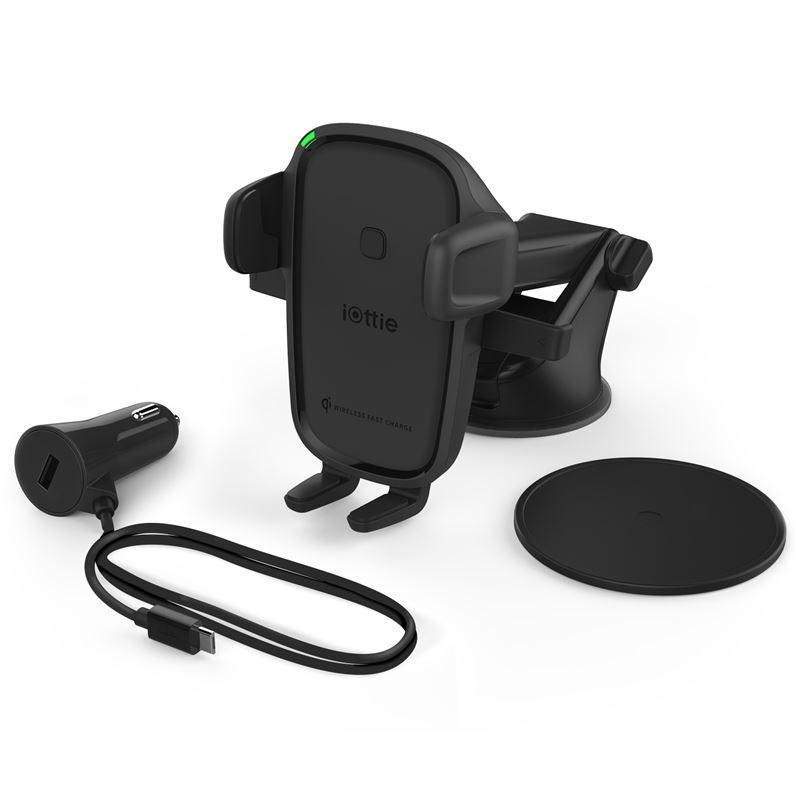 iOttie Easy One Touch Wireless 2 Műszerfalra helyezhető telefontartó és Qi vezeték nélküli töltő-8