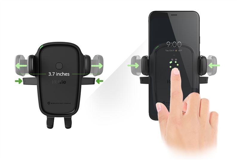 iOttie Easy One Touch Wireless 2 Műszerfalra helyezhető telefontartó és Qi vezeték nélküli töltő-5