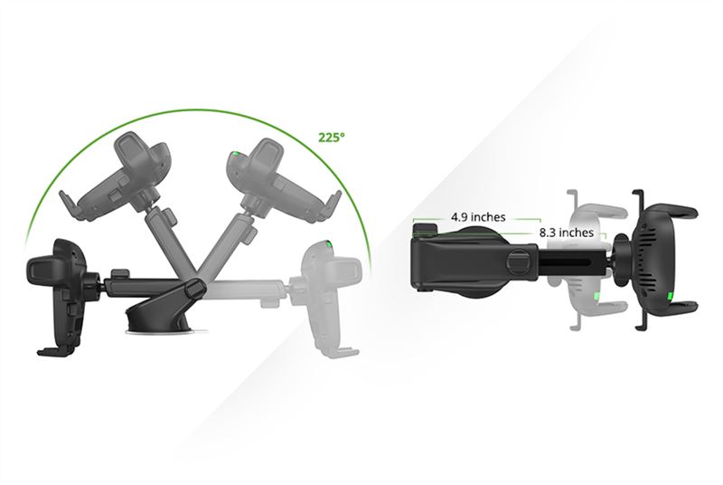 iOttie Easy One Touch Wireless 2 Műszerfalra helyezhető telefontartó és Qi vezeték nélküli töltő-7