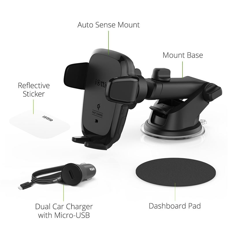 iOttie AutoSense Wireless Automata telefontartó és Qi vezeték nélküli töltő-1