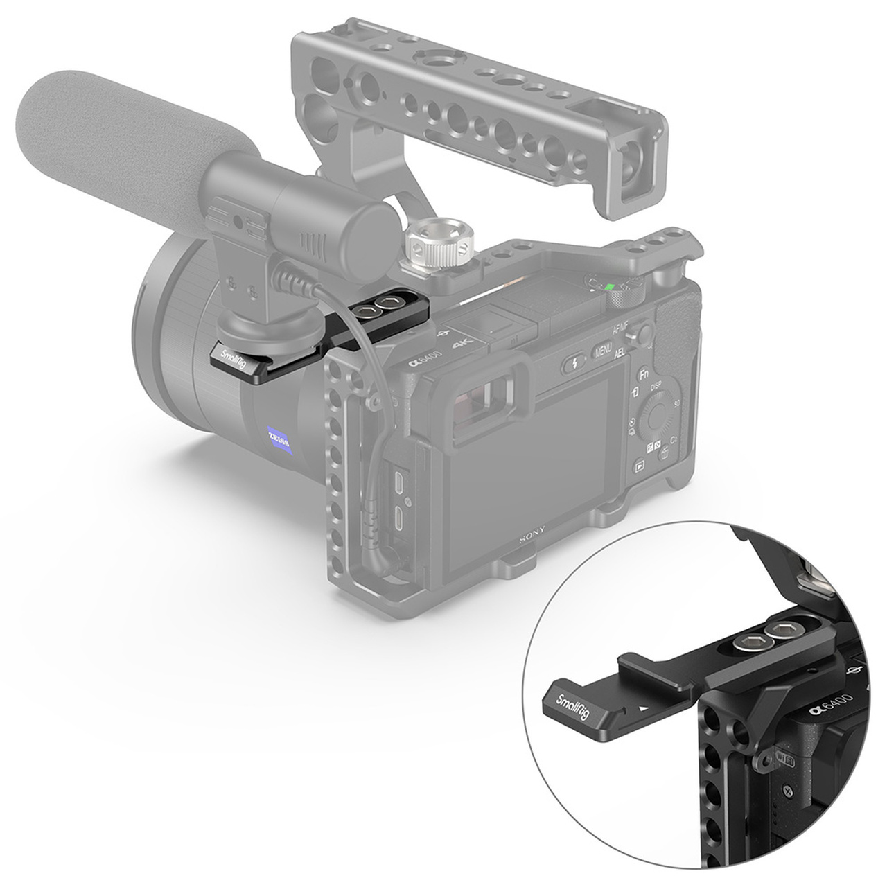 SmallRig vakupapucs hosszabbító adapter (2879)-4