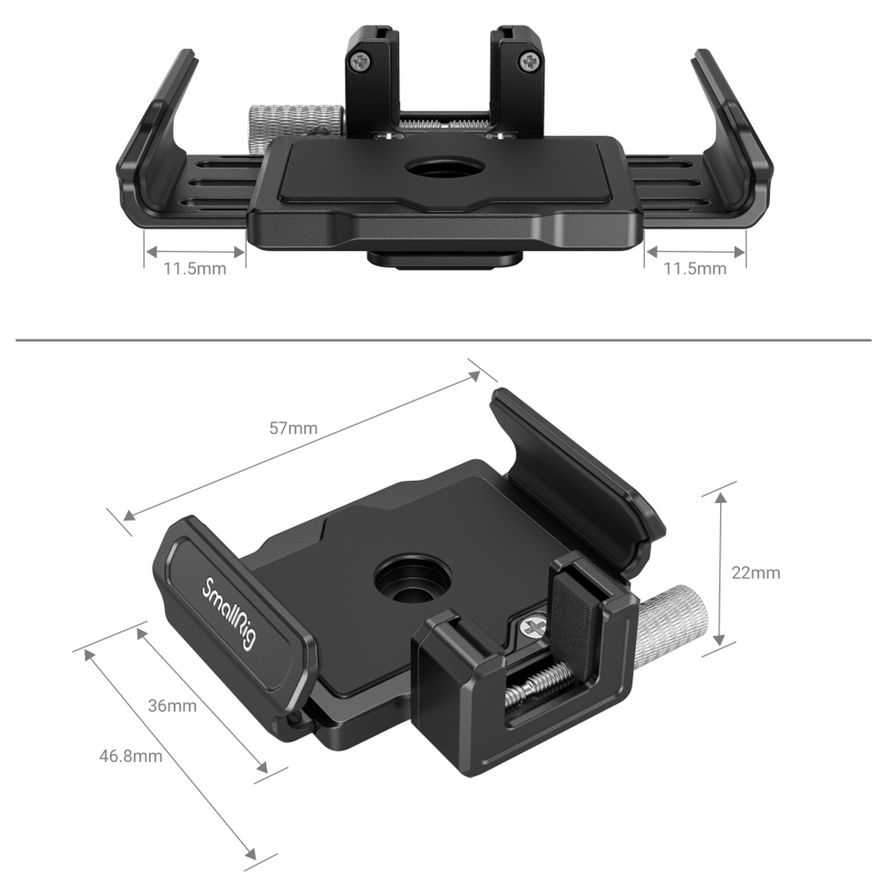 SmallRig T5/T7 SSD tartó BMPCC 6K PRO kamerához (3272)-4