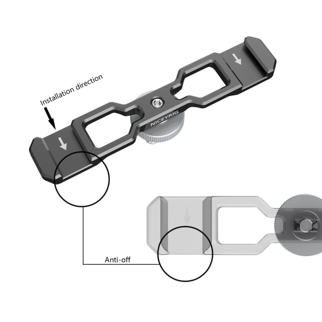 NICEYRIG vakupapucs elosztó adapter dupla (432)-2