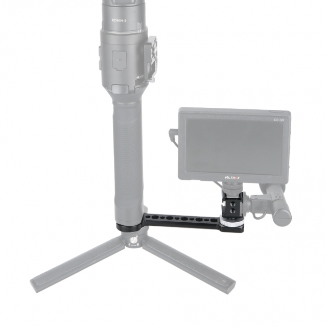 NICEYRIG oldalsó hosszabbító hármas vakupapucs elosztó adapterrel DJI Ronin-S/Ronin-SC, Zhiyun Crane2/Crane V2/Zhiyun Weebill, MOZA gimbalhoz (391)-0
