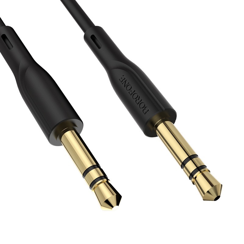 Borofone BL1 3.5mm - 3.5mm audio mini jack kábel 1m fekete-1