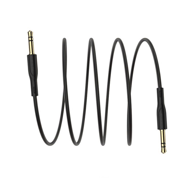 Borofone BL1 3.5mm - 3.5mm audio mini jack kábel 1m fekete-0