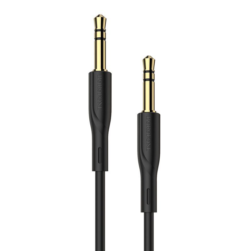 Borofone BL1 3.5mm - 3.5mm audio mini jack kábel 1m fekete-4
