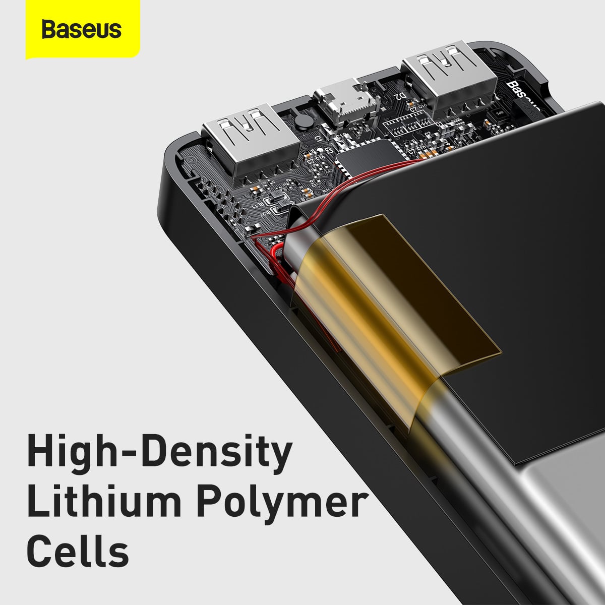 Baseus Bipow Powerbank 30000mAh 2xUSB / 1xUSB Type-C PD3.0 QC3.0 15W fekete (PPDML-K01)-5