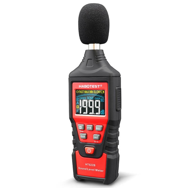 Habotest HT622B USB A/C digitális decibel mérő, zajszintmérő-1