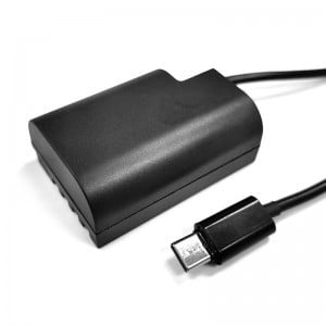 DMW-BLF19E akkumulátor adapter - DMW-BLF19E USB C folyamatos töltő akkumulátor (USBC-BLF19E)
