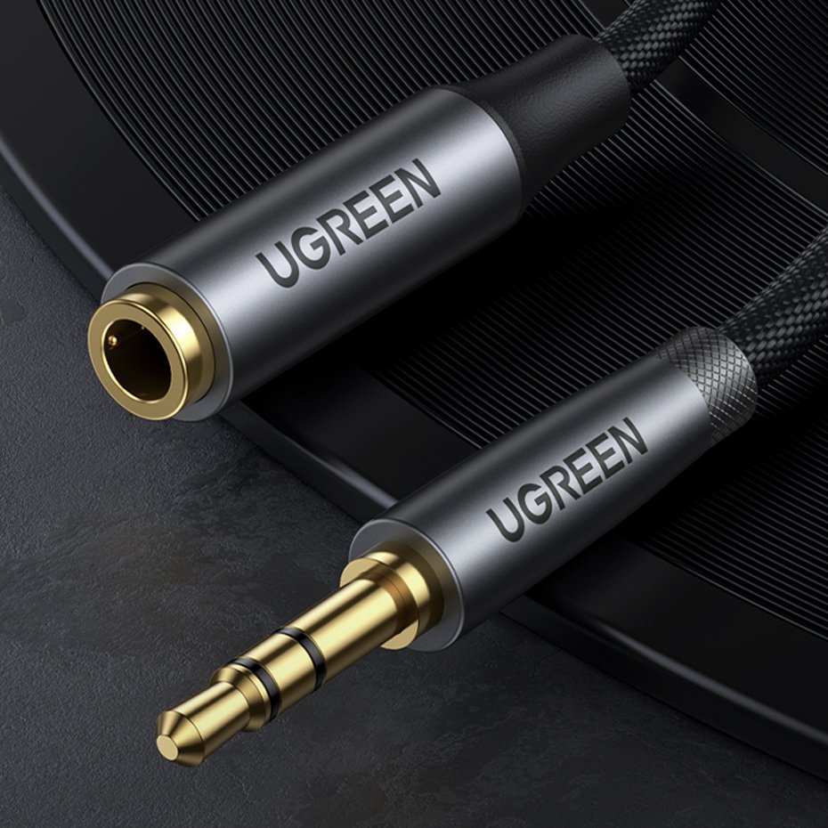 Ugreen AV190 AUX Jack audio adapter 3.5mm 3m fekete-4