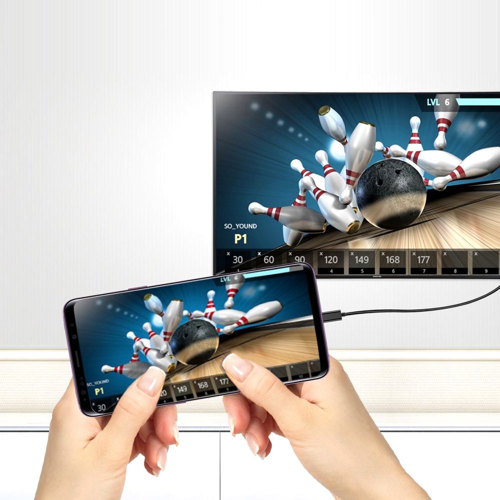 Choetech Egyirányú USB Type-C - Display Port 4K 1.8m fekete (XCP-1801BK)-3