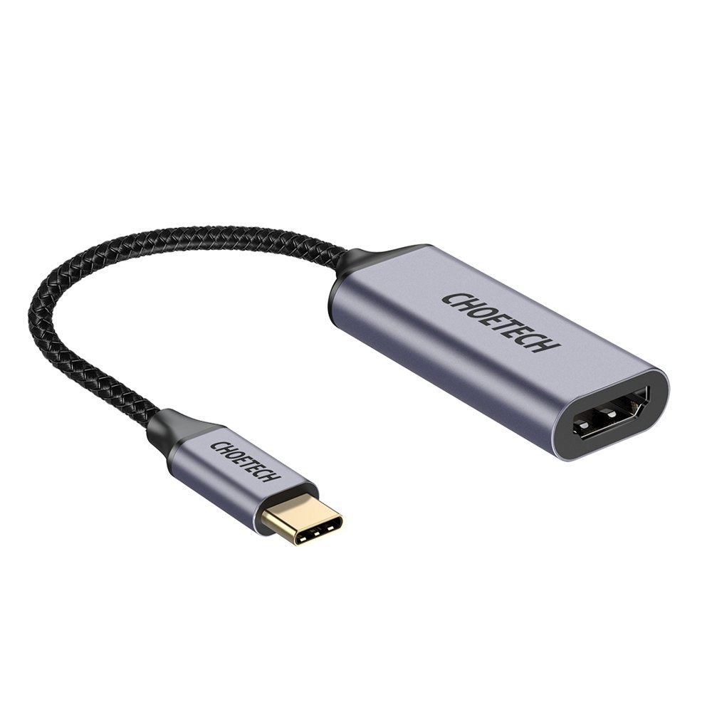 Choetech Egyirányú kábel adapter HUB USB Type C - HDMI 4K 60Hz szürke (HUB-H10)-0