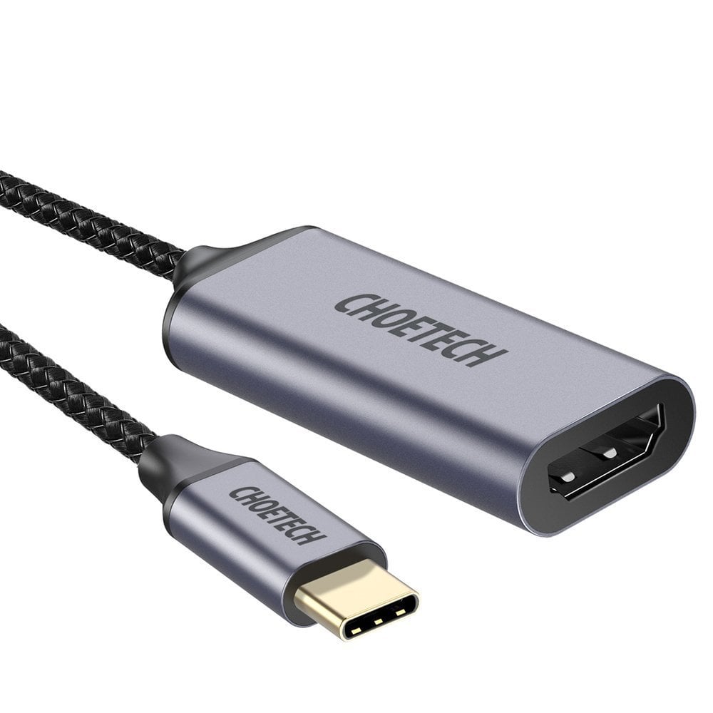 Choetech Egyirányú kábel adapter HUB USB Type C - HDMI 4K 60Hz szürke (HUB-H10)-2