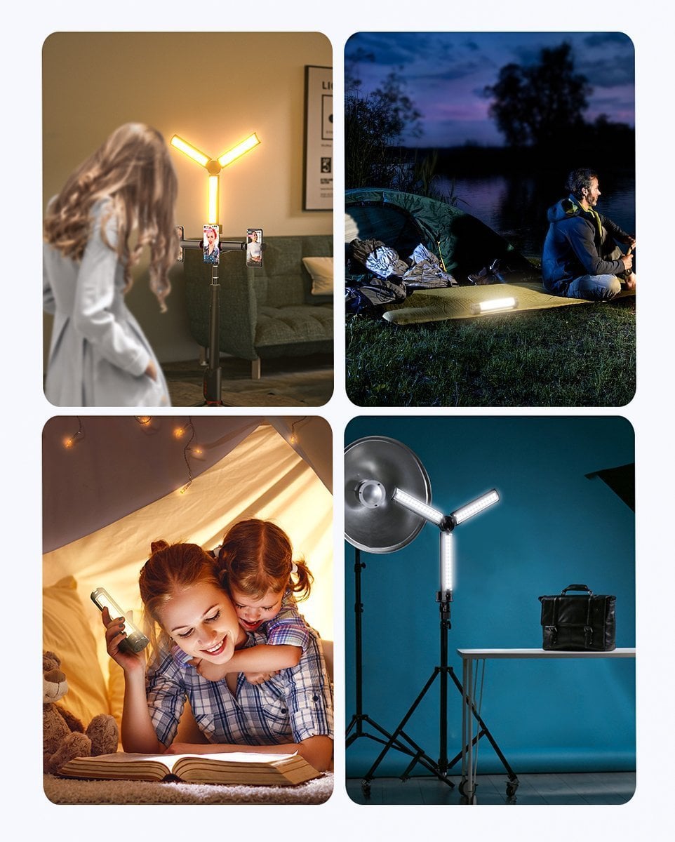 Blitzwolf BW-SL7 összecsukható, hordozható LED világítás-4