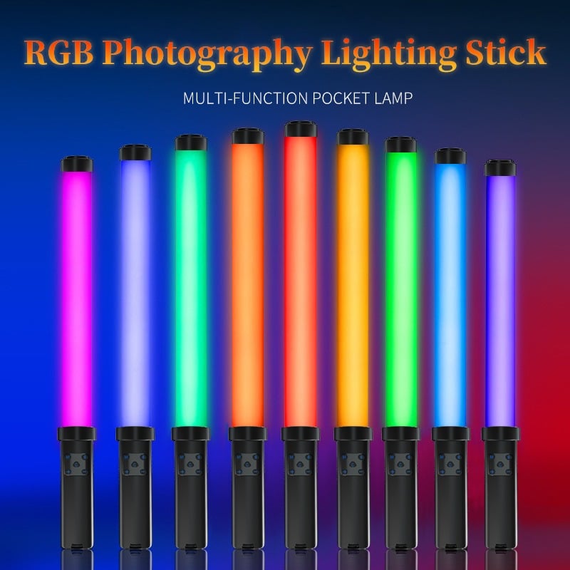 RGB LED lámpa, fénycső beépített akkumulátorral 3200-5600K (SL-RL, S55-S)-7