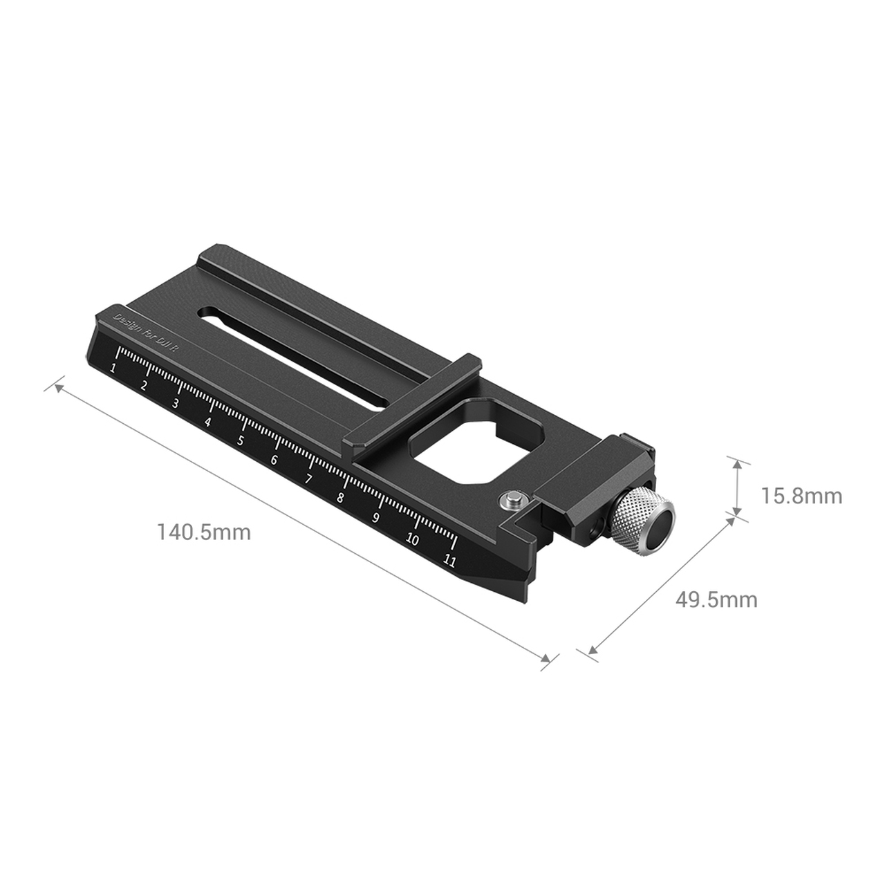 SmallRig Quick Release Plate with Arca-Swiss, gyorscseretalp DJI RS 2/RSC 2/Ronin-S gimbalokhoz (3061)-8
