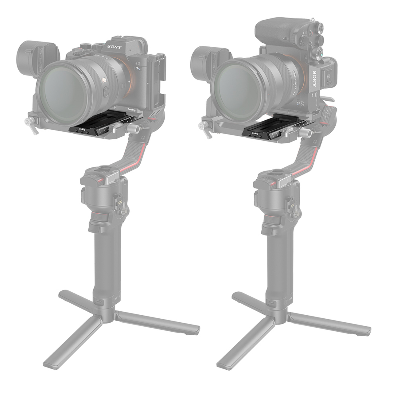 SmallRig Quick Release Plate with Arca-Swiss, gyorscseretalp DJI RS 2/RSC 2/Ronin-S gimbalokhoz (3061)-2
