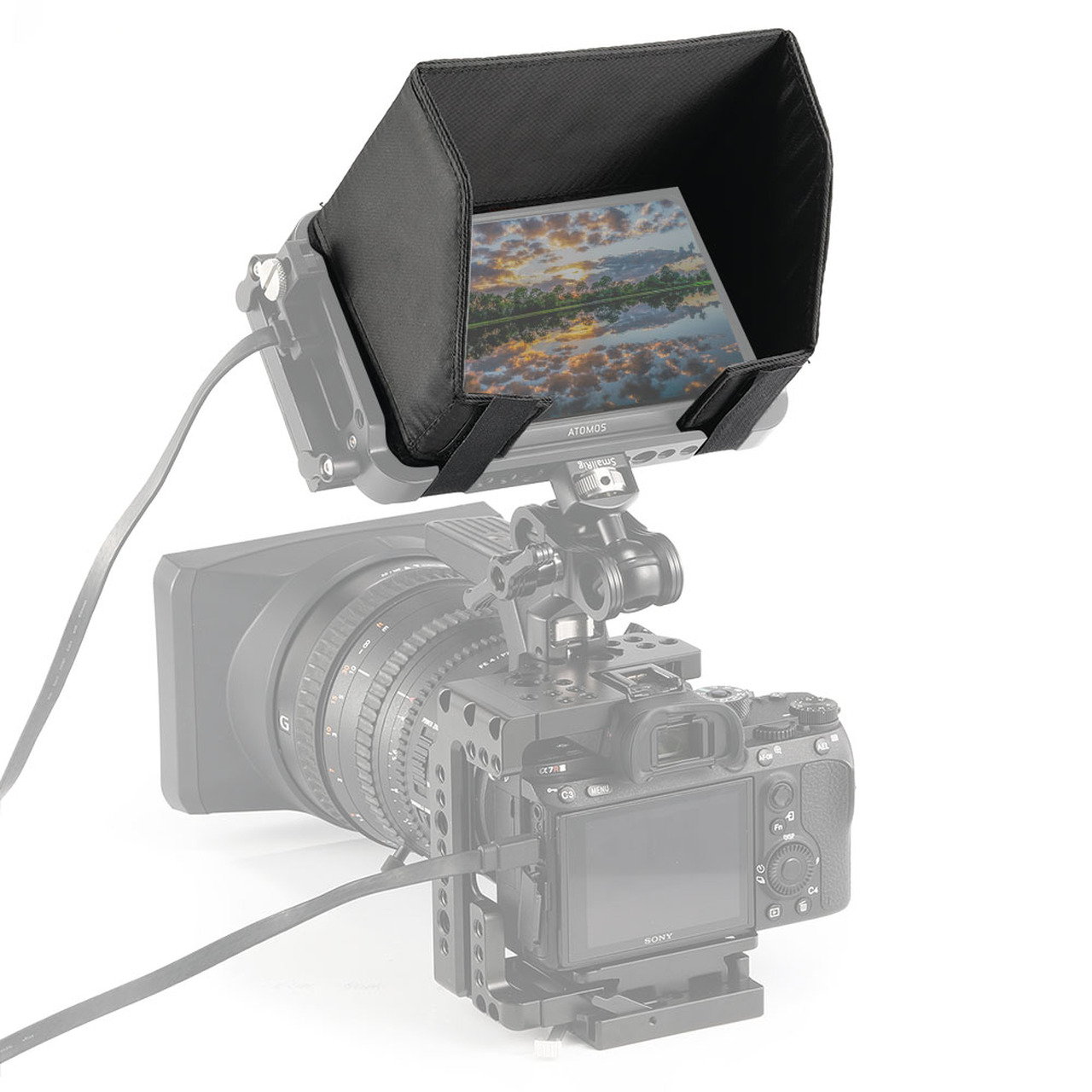 SmallRig Sun Hood, napellenző Atomos Ninja V és V plus-hoz (2269)-4