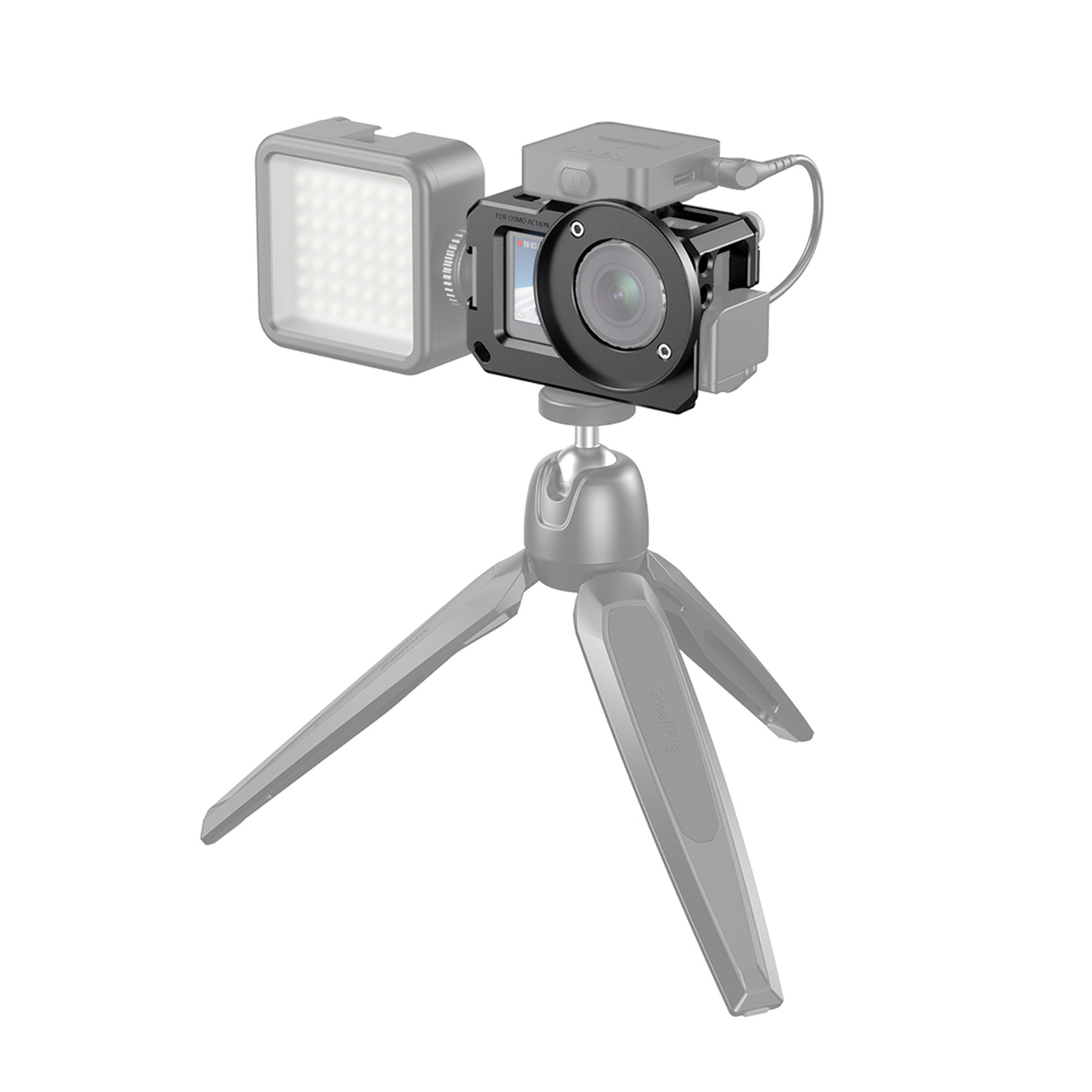 SmallRig Cage DJI Osmo Action akciókamerához (mikrofonadapterrel kompatibilis) (CVD2475)-8