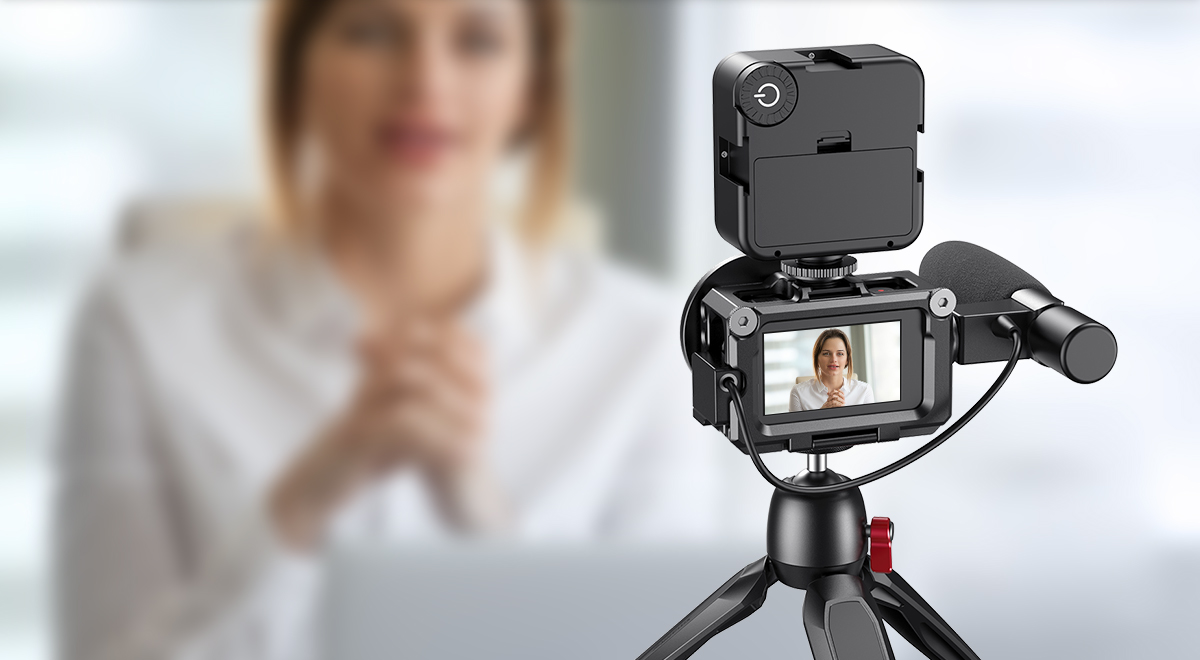 SmallRig Cage DJI Osmo Action akciókamerához (mikrofonadapterrel kompatibilis) (CVD2475)-6