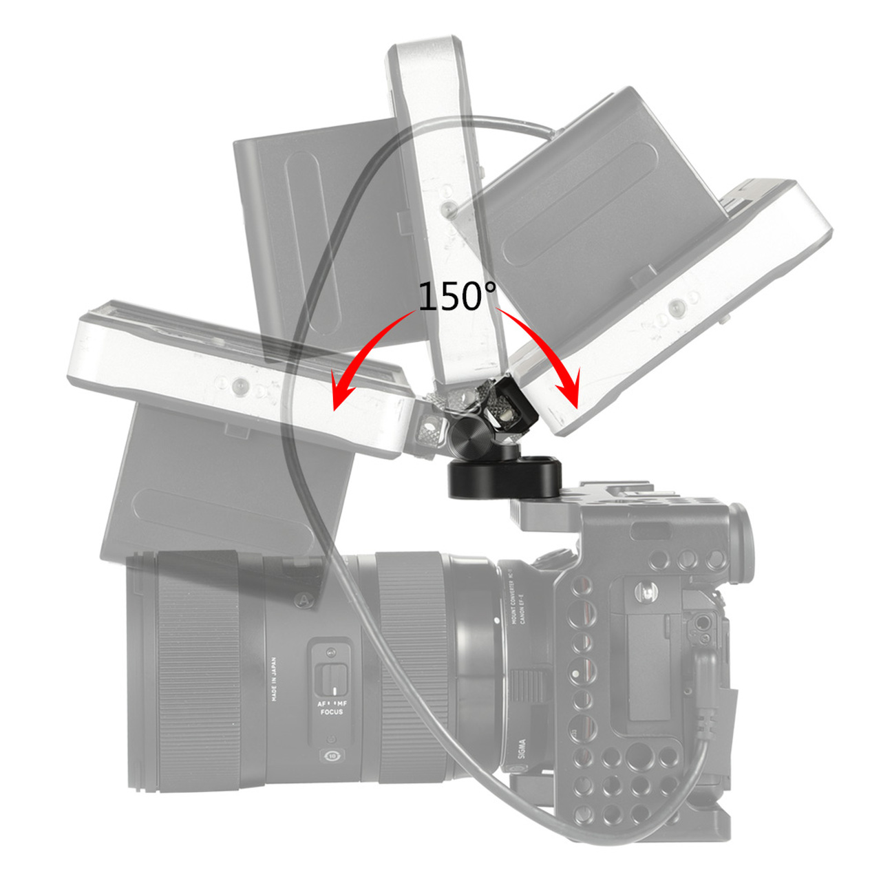 SmallRig forgatható és dönthető monitortartó (BSE2294)-3