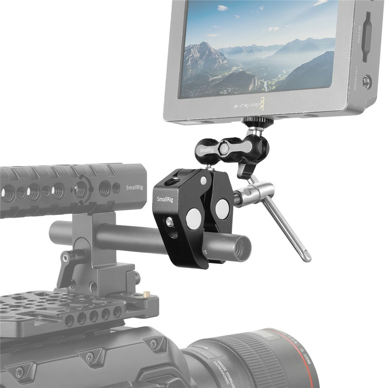 SmallRig multifunkciós rögzítő satu és gömbfejes Magic Arm (2161)-2