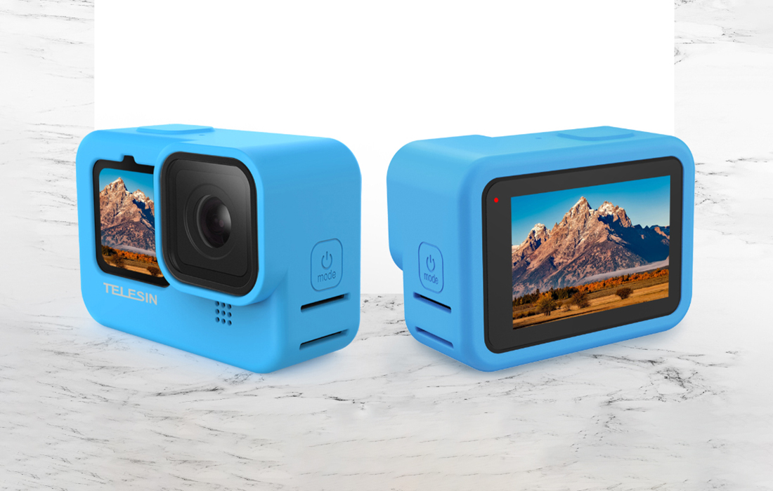 TELESIN szilikon tok GoPro Hero 9 / Hero 10 / Hero 11 akciókamerákhoz fekete (GP-HER-041-BK)-5