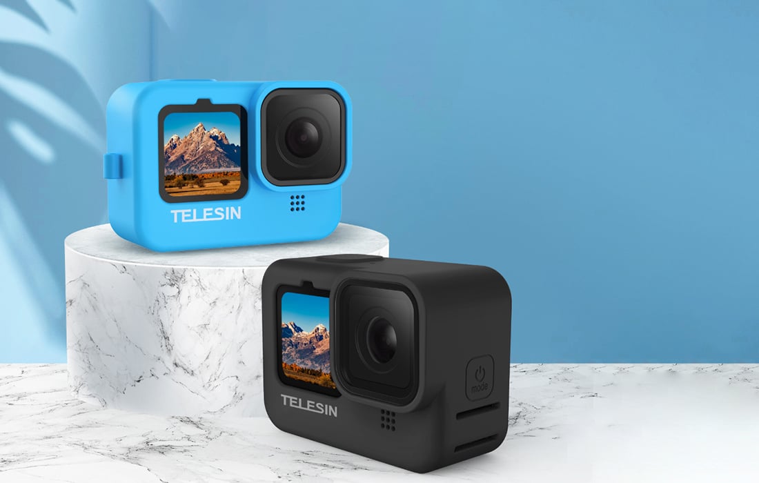 TELESIN szilikon tok GoPro Hero 9 / Hero 10 / Hero 11 akciókamerákhoz fekete (GP-HER-041-BK)-3