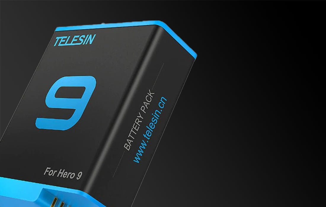 TELESIN akkumulátor GoPro Hero 9 / Hero 10 / Hero 11 / Hero 12 akciókamerákhoz 1750mAh (GP-BTR-901)-7
