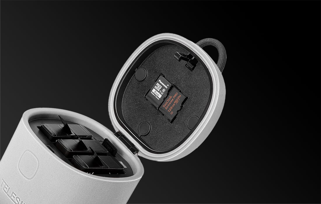 TELESIN 3 foglalatos vízálló Allin töltődoboz GoPro Hero 8 akciókamerához + 3 akkumulátor (GP-BNC-803)-6