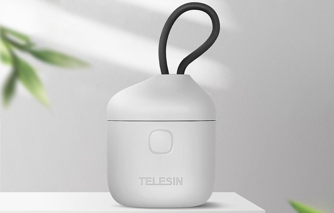 TELESIN 3 foglalatos vízálló Allin töltődoboz GoPro Hero 9 / Hero 10 / Hero 11 / Hero 12 akciókamerákhoz (GP-BTR-904-GY)-8