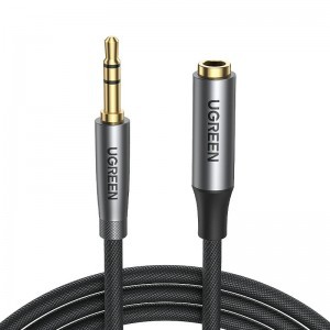 Ugreen AV190 AUX Jack audio adapter 3.5mm 3m fekete