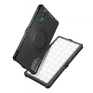 LituFoto R19 RGB LED lámpa, világítás beépített akkumulátorral